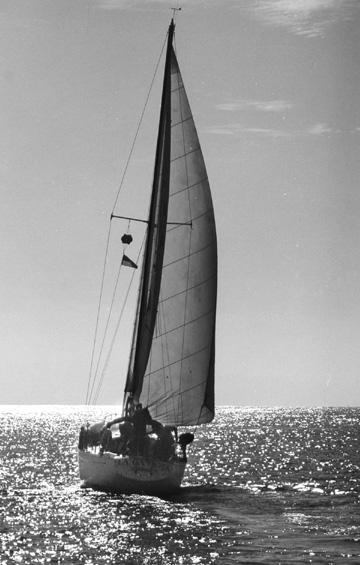 Sailling into the sunset